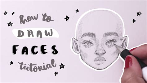 How I Draw Faces | Updated Tutorial - YouTube