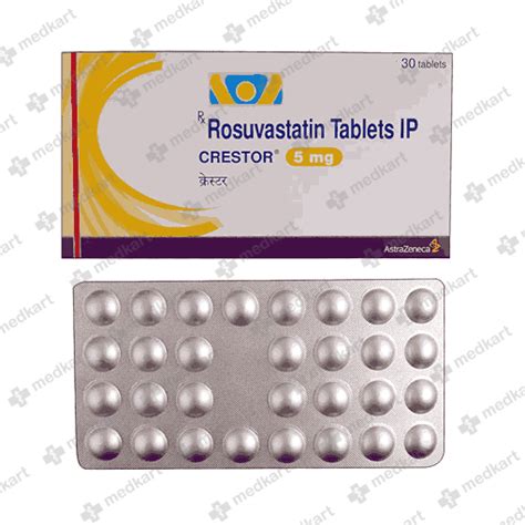 CRESTOR 5MG TABLET 30'S, Price, Composition & Generic Alternatives ...