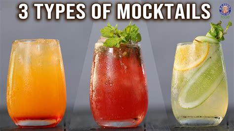 3 Quick & Easy Homemade #Mocktails | Non-Alcoholic Drinks For Date ...