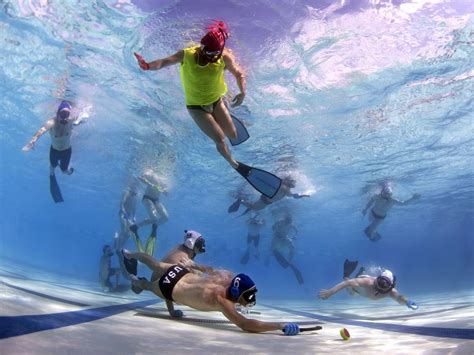 Strange, unsung sport of underwater hockey gets an unlikely spotlight ...