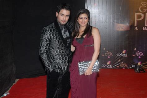 Vivian DSena with wife Vahbbiz Dorabjee at the COLORS Golden Petal ...