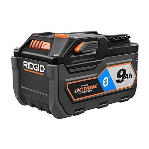 ridgid 18v bluetooth 9.0ah lithium-ion battery starter kit with charger ...