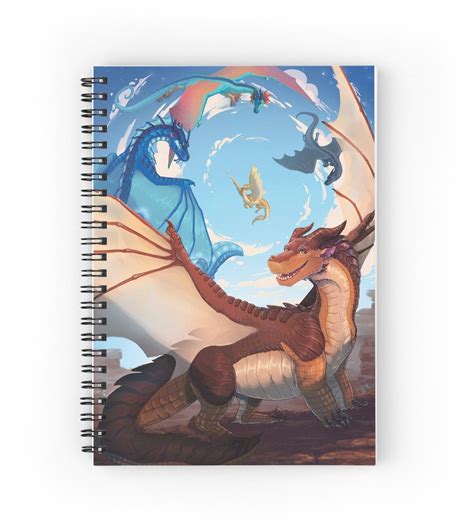 Wings of Fire - Clay and the Dragonets of Destiny Spiral Notebook by ...