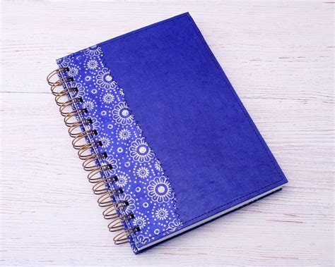 Blank Blue Notebook / Royal Blue Journal / Eco Friendly | Etsy