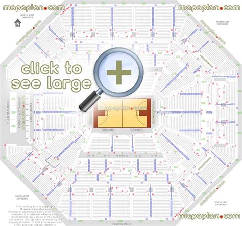 Frost Bank Center seat & row numbers detailed seating chart, San ...