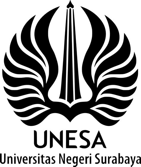 Noken Papua: Logo Unesa Hitam Putih