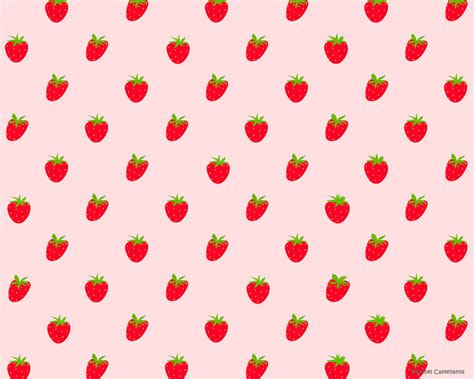 Kawaii Strawberry Wallpaper - WallpaperSafari