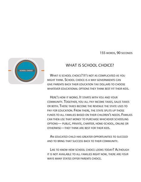 What Is School Choice? | North American Precis Syndicate, Inc.