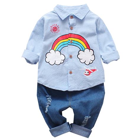 Toddler Boys Clothing Set for Children Kids T Shirt Tops Pants Baby Boy ...