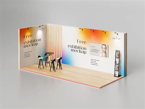 Free exhibition stand mockup - Mockups Design