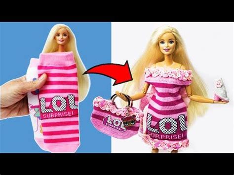 DIY Barbie Clothes Life Hacks (Barbie Crafts and Hacks) - YouTube | Diy ...