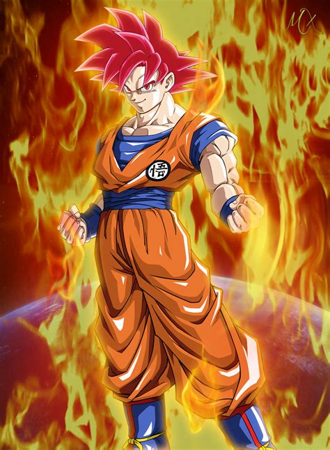 Image - Goku super saiyan god by maniaxoi-d64xvw6.jpg - Ultra Dragon ...