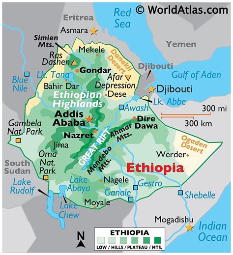 Map Of Ethiopia In Africa - Atlanta Georgia Map