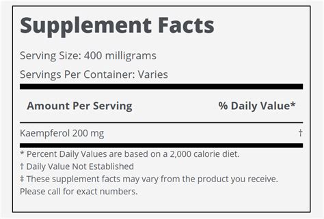 Kaempferol Extract Powder | BeamZen