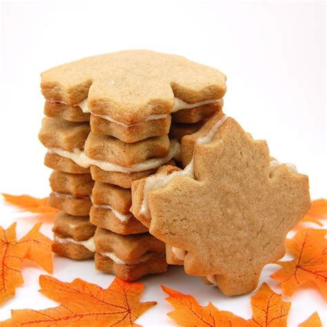 Ingredients: Maple Syrup Maple Cream Cookies Recipe, Maple Leaf Cookies ...