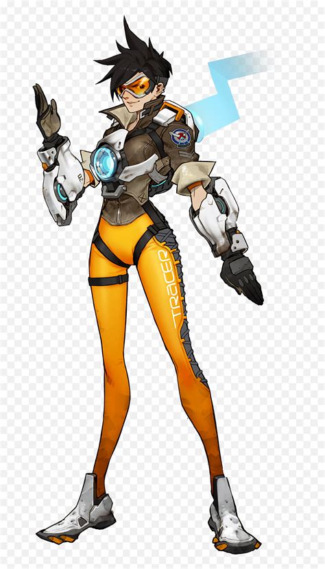 Overwatch Tracer Png 8 Image - Tracer Overwatch Concept Art,Overwatch ...