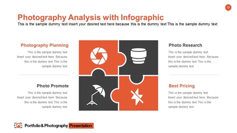 Photography Analysis 4 Steps PowerPoint Diagram - SlideModel