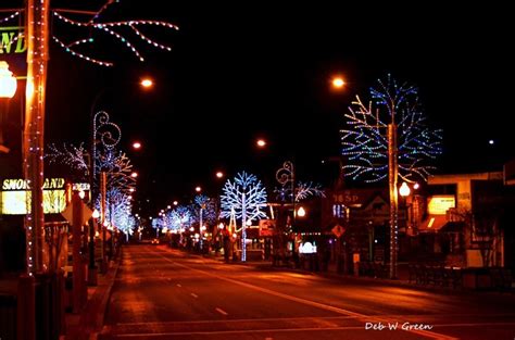 Christmas Lights on in Gatlinburg~Deb W. Green Photography | Gatlinburg ...