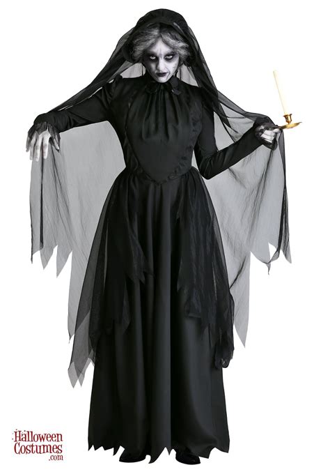 Women's Lady in Black Ghost Costume | Frauenkostüme, Halloween kostüm ...