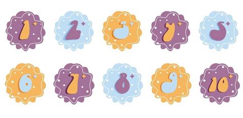 Cute Numbers Vector Art, Icons, and Graphics for Free Download