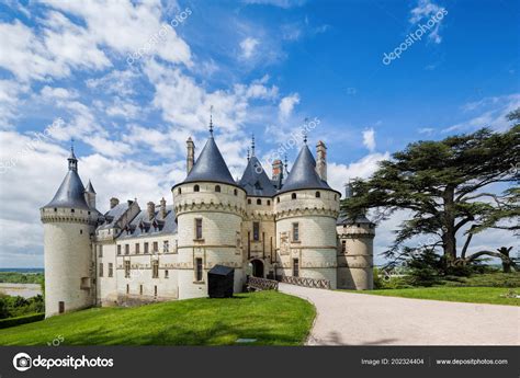 Chateau Chaumont Castle Chaumont Sur Loire France Stock Photo by ...