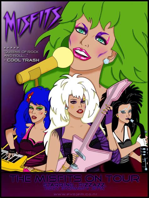 THE MISFITS ON TOUR by evolutionbs on deviantART | Jem and the ...