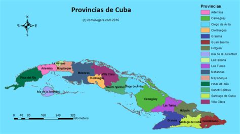 Mapa De Cuba Con Sus Provincias