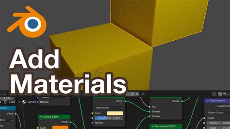 Blender Materials Tutorial - YouTube