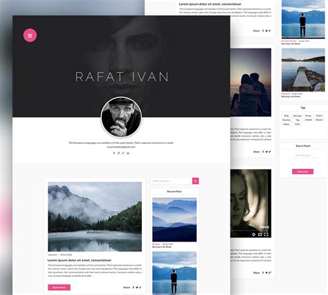 Personal-Blog-Website-Template-Free-PSD | FreePSD.cc – Free PSD files ...