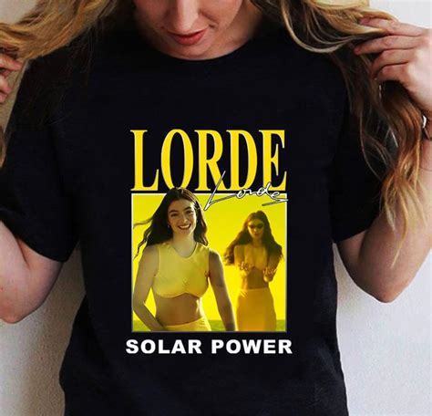 Awesome Lorde Solar Power New Song album 2021 signature shirt, hoodie ...