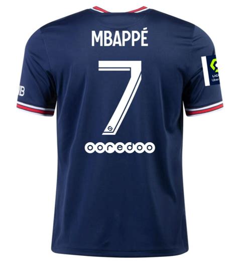 PSG 2021/22 Home KYLIAN MBAPPÉ 7 Shirt Soccer Jersey | Dosoccerjersey Shop