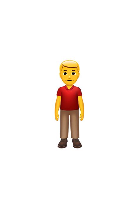 🧍‍♂️ Man Standing Emoji in 2023 | Man standing, Emoji, Man