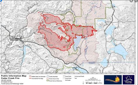 Cedar Creek Fire blows up to nearly 87,000 acres, again 0% contained ...