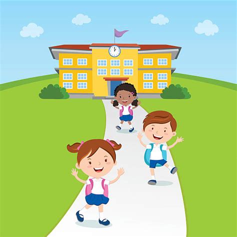 3,800+ School Friends Uniform Stock Illustrations, Royalty-Free Vector ...