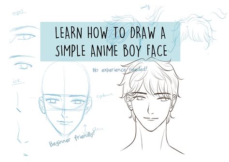 Ultimate Beginner's Guide to Drawing Male Anime Face | Veldymort Co ...