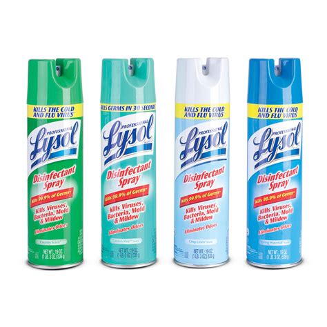 Scented Lysol Brand Professional Disinfectant Spray | Practicon, Inc ...