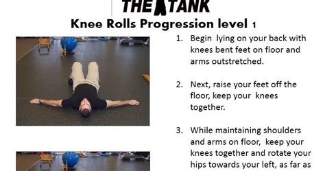 TankGym: TankGym Kettlebell Rehab Handouts- Knee Rolls