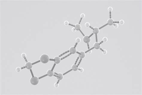 drug mdma ecstasy molly molecule 3D Model in Medicines 3DExport