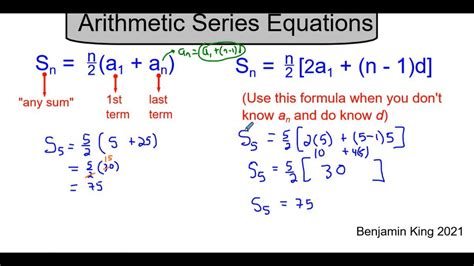 Arithmetic Series Examples With Solutions