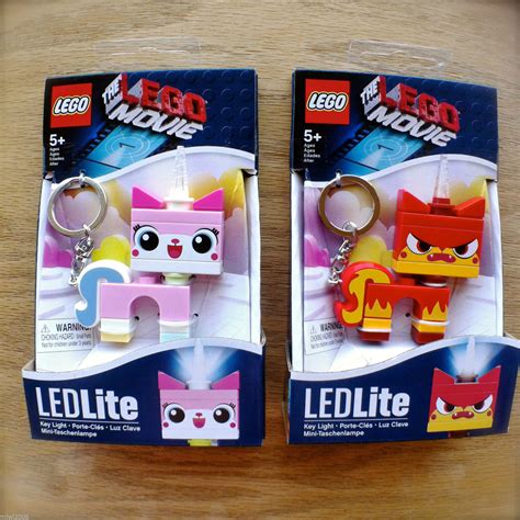 THE LEGO MOVIE UNIKITTY ANGRY KITTY LEDLITE Key Light Flashlight ring ...