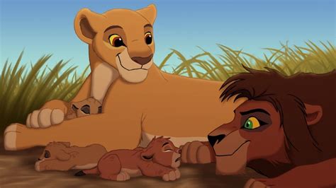 Kiara and Kovu and their lion cubs Kiara Lion King, Kiara And Kovu ...