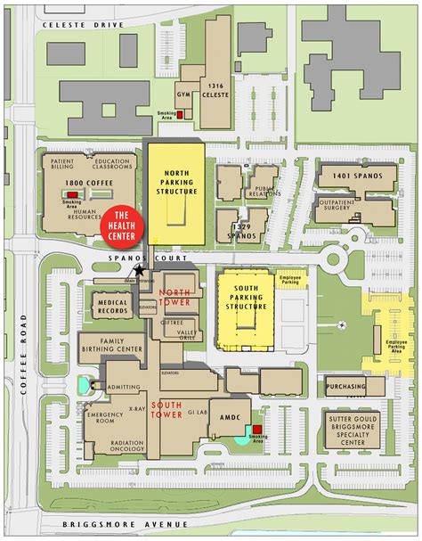 Memorial Medical Center Map - Memorial Medical Center Modesto CA • mappery