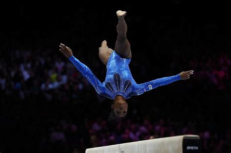 Simone Biles wins 21st world gymnastics championship title with all ...