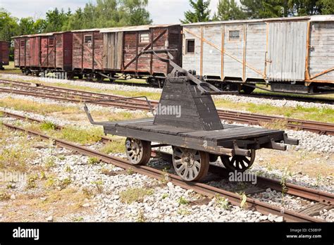 Old Trolley in Train museum, Uzicka Pozega, Serbia Stock Photo - Alamy