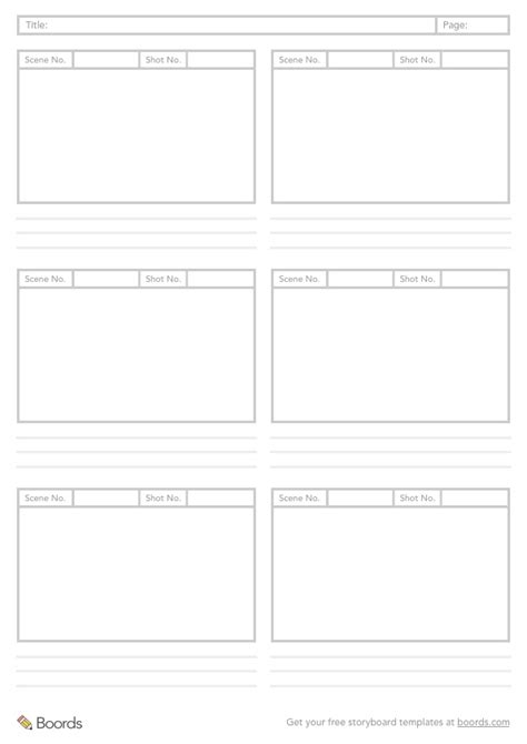 Storyboard Printable Template Free Printable Papercraft