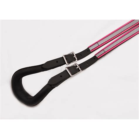 Saddle Crupper Made with Reflective day Glo- Two Horse Tack