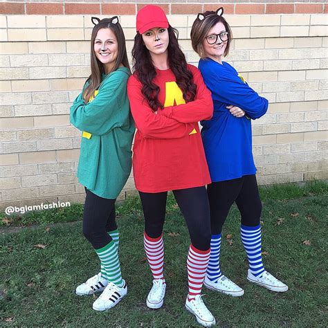 Diy Alvin and the chipmunks costumes were the best ideas we've had yet ...