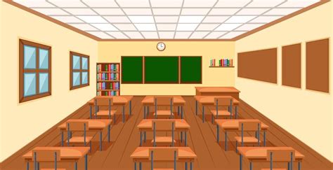 Modern empthy classroom background in 2021 | Classroom background ...