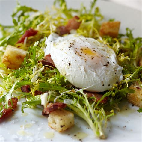 Curly-Endive Salad with Bacon and Poached Eggs Recipe | Recipe | Endive ...