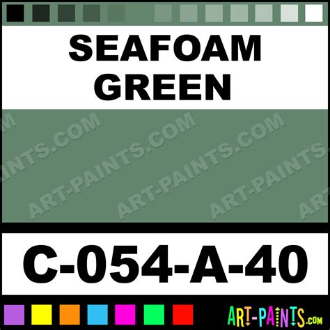 Seafoam Green Artists Choice Ceramic Paints - C-054-A-40 - Seafoam ...